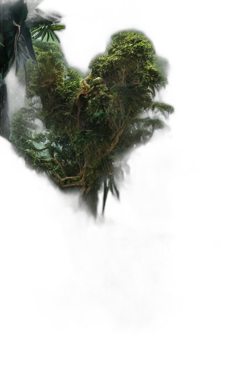 tree, dragon, mask, face transparent PNG cut-out