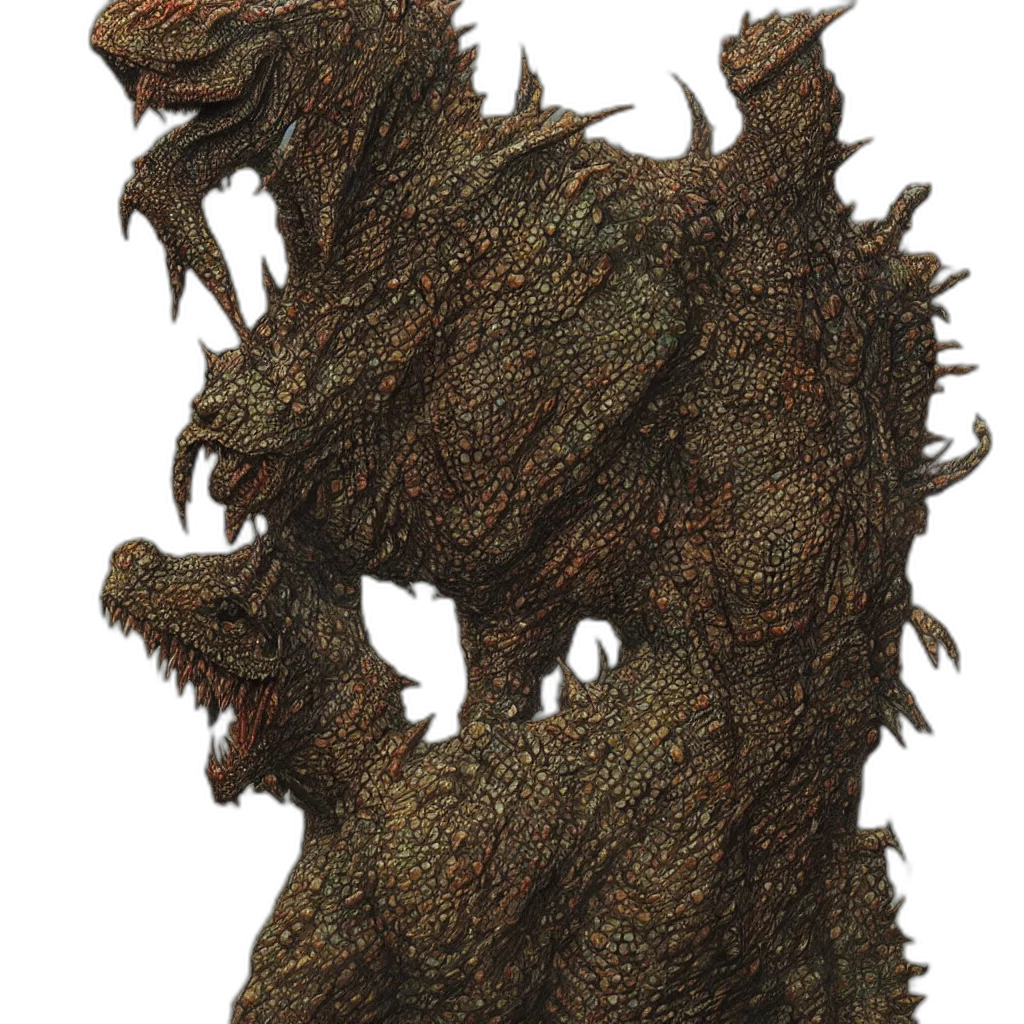 dragon, creature, animal, staff transparent PNG cut-out