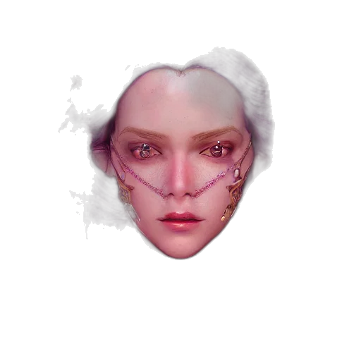 face, mask, robot, crown transparent PNG cut-out