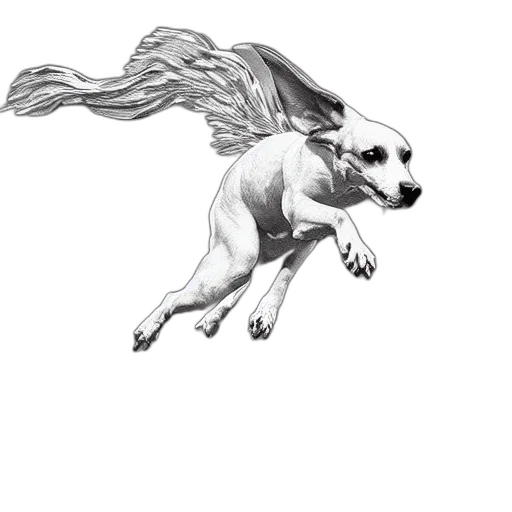 dragon, animal, creature, hair transparent PNG cut-out