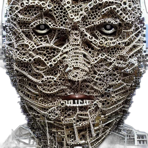 mask, face, robot, cyberpunk transparent PNG cut-out