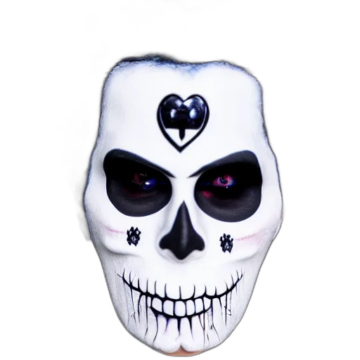 mask, face, jewelry, 3d render transparent PNG cut-out