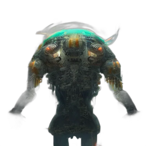 robot, creature, mask, animal transparent PNG cut-out