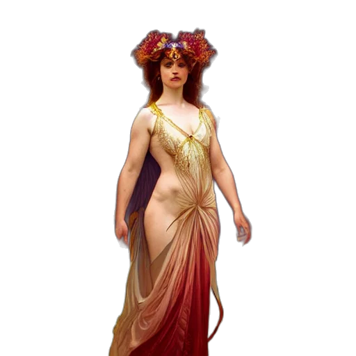 dress, staff, concept art, fantasy art transparent PNG cut-out
