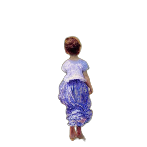 dress, robot, hair, creature transparent PNG cut-out