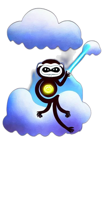 staff, robot, umbrella, concept art transparent PNG cut-out