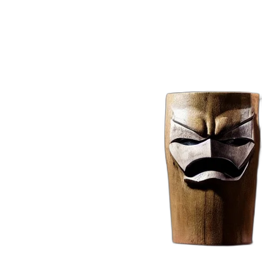 mask, bottle, face, concept art transparent PNG cut-out