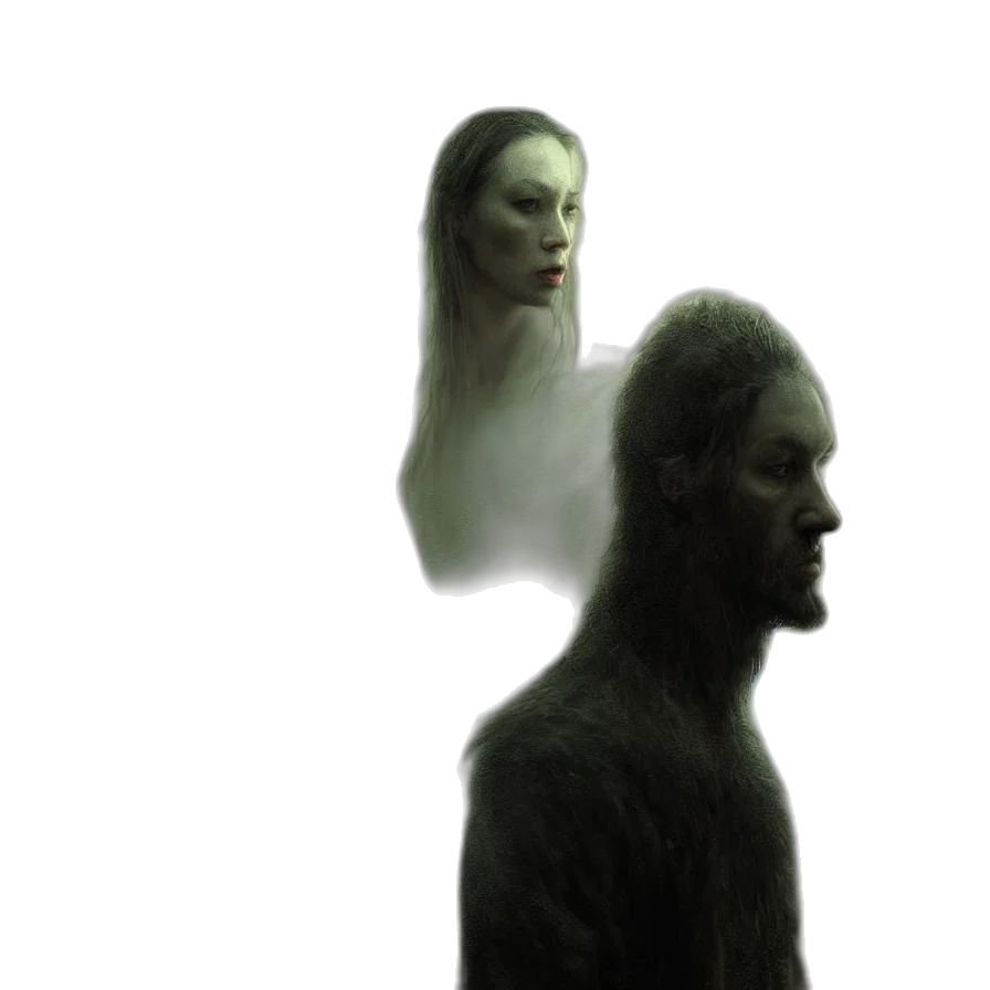 mask, face, creature, hair transparent PNG cut-out