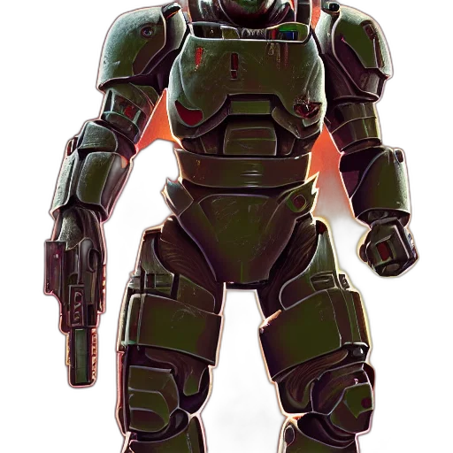 robot, weapon, concept art, pixel art transparent PNG cut-out