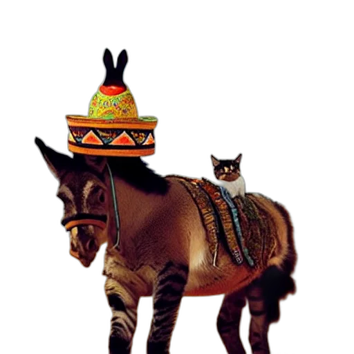 hat, animal, crown, staff transparent PNG cut-out