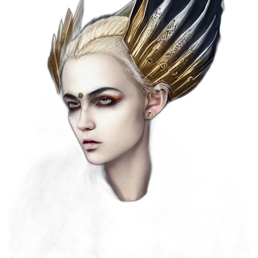 crown, mask, face, dragon transparent PNG cut-out