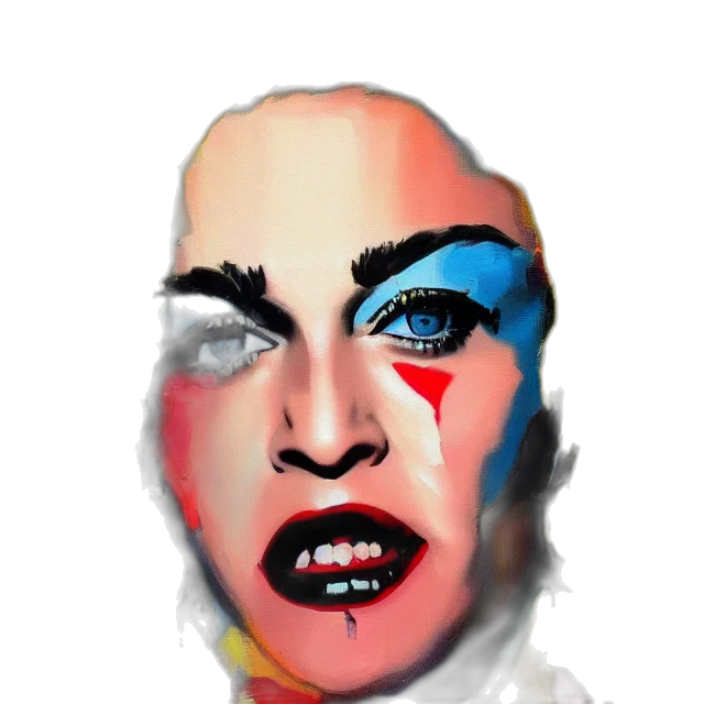 face, mask, photorealistic, watercolor transparent PNG cut-out