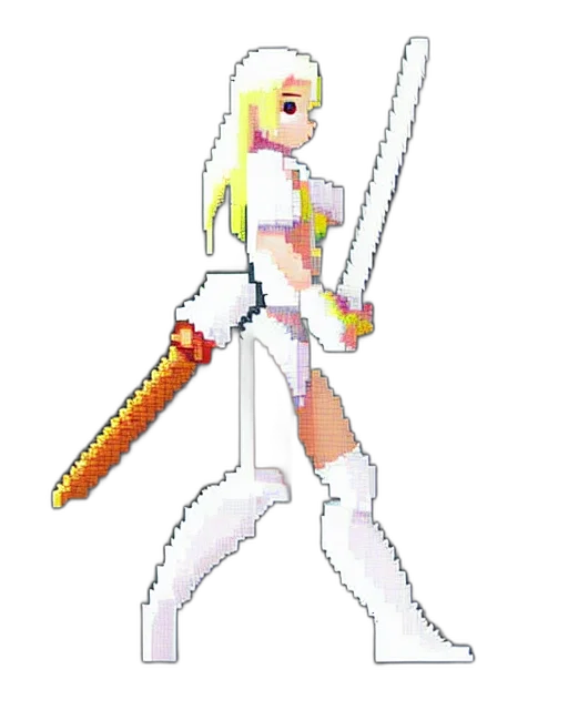 sword, staff, weapon, robot transparent PNG cut-out