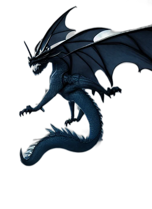 dragon, creature, animal, staff transparent PNG cut-out