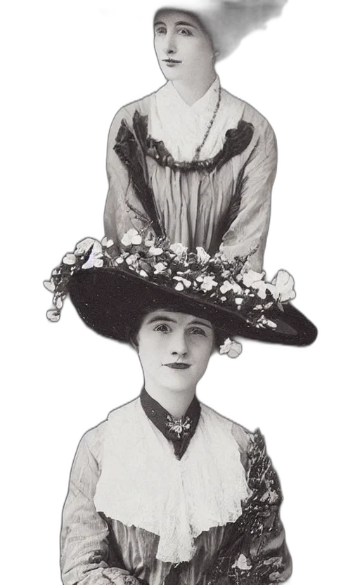 hat, staff, crown, face transparent PNG cut-out