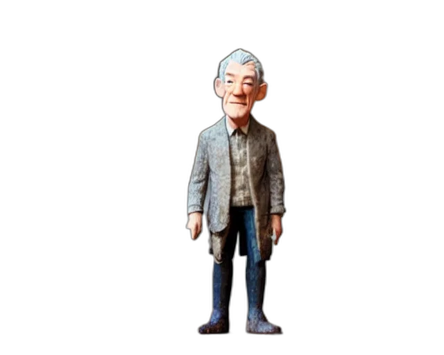 staff, cartoon, concept art, 3d render transparent PNG cut-out