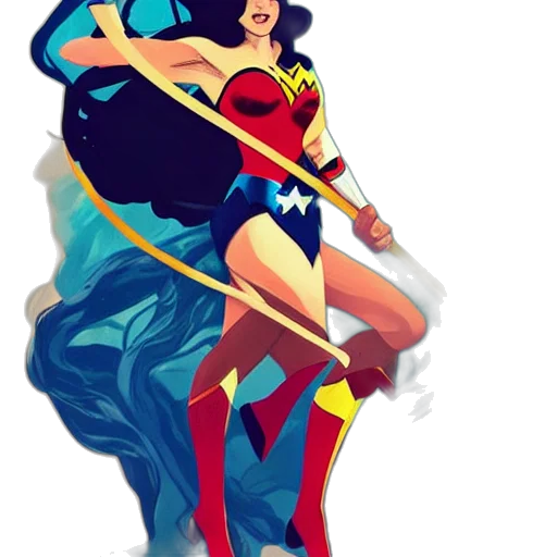 comic book art, concept art, cartoon, fantasy art transparent PNG cut-out