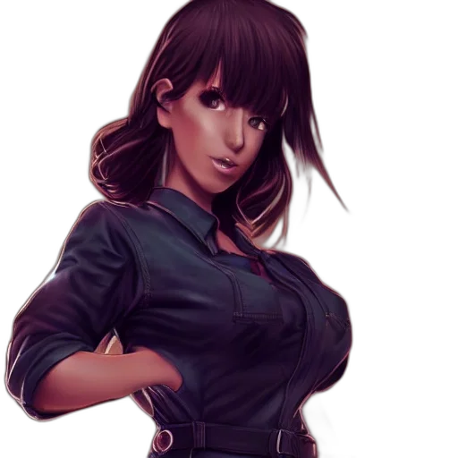 staff, jacket, face, concept art transparent PNG cut-out