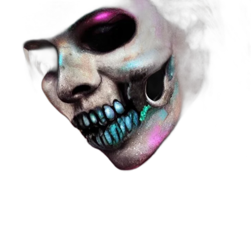 mask, face, creature, jewelry transparent PNG cut-out