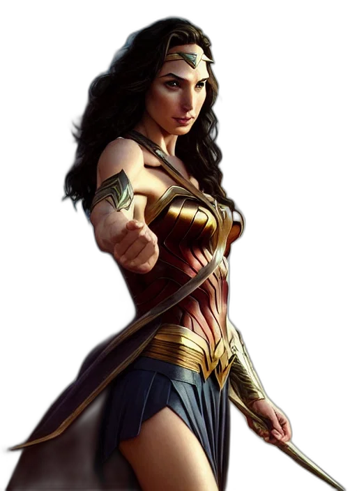 comic book art, concept art, fantasy art, photorealistic transparent PNG cut-out