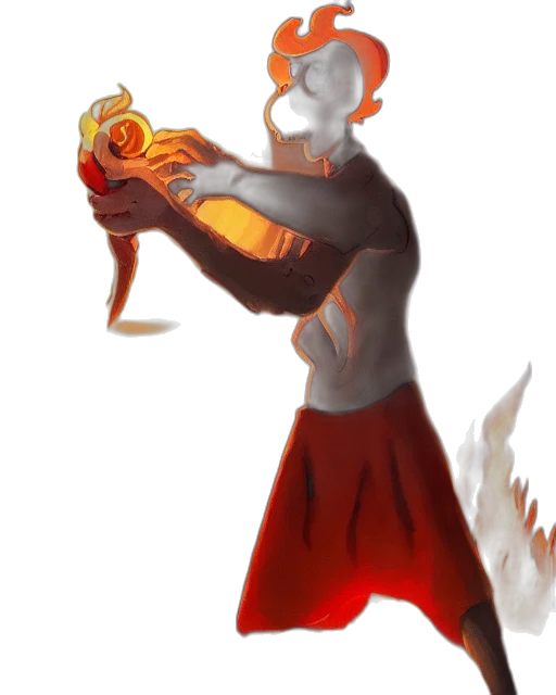 staff, mask, weapon, dragon transparent PNG cut-out