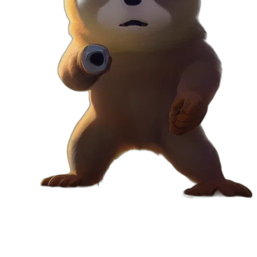 creature, animal, weapon, staff transparent PNG cut-out