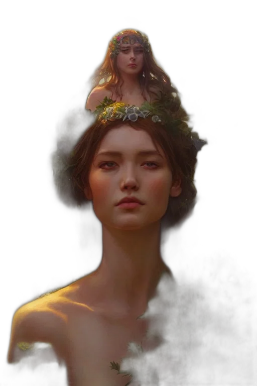 crown, face, dress, jewelry transparent PNG cut-out