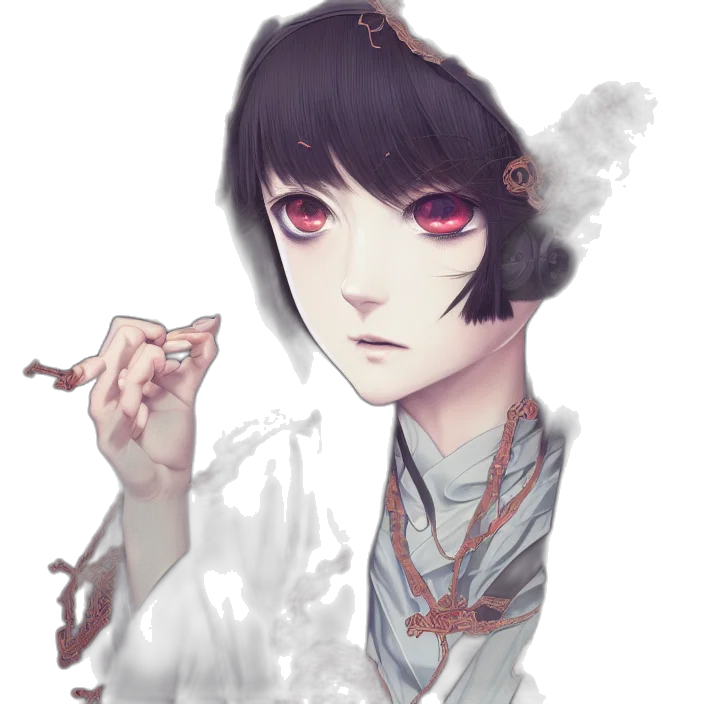 staff, face, mask, creature transparent PNG cut-out