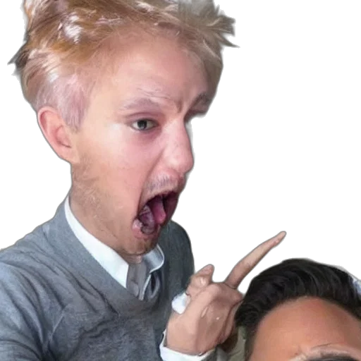 face, hair, staff, creature transparent PNG cut-out