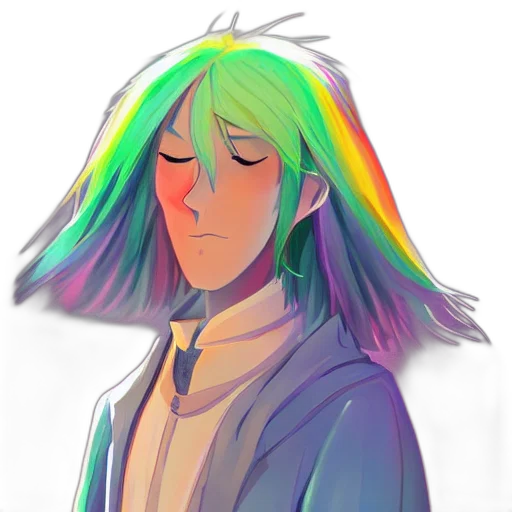 jacket, hair, mask, face transparent PNG cut-out