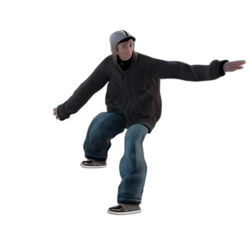 jacket, staff, hat, 3d render transparent PNG cut-out