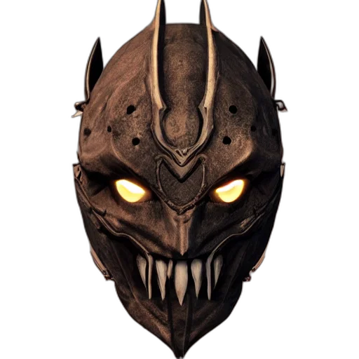 mask, face, dragon, creature transparent PNG cut-out