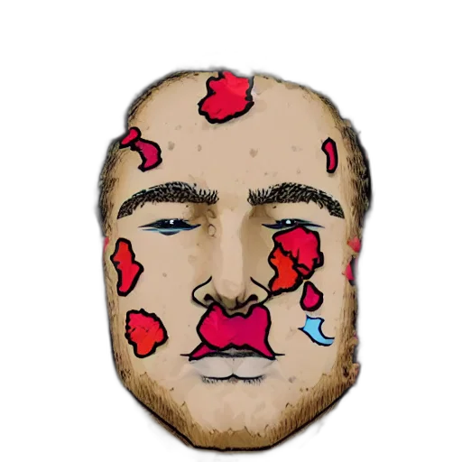 face, mask, creature, crown transparent PNG cut-out