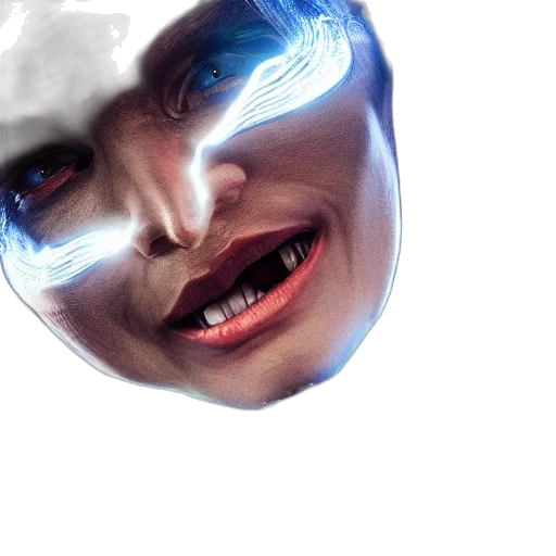 face, mask, robot, creature transparent PNG cut-out