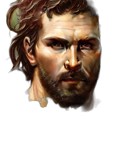 face, mask, staff, weapon transparent PNG cut-out