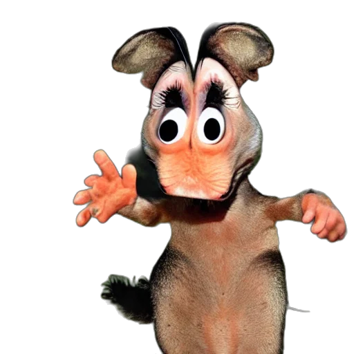 animal, creature, staff, face transparent PNG cut-out