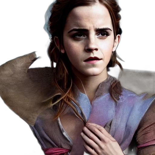 face, dress, concept art, photorealistic transparent PNG cut-out