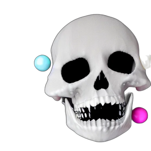 mask, jewelry, face, 3d render transparent PNG cut-out