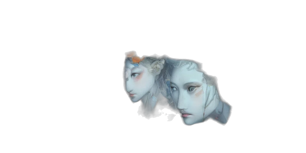 mask, face, crown, creature transparent PNG cut-out