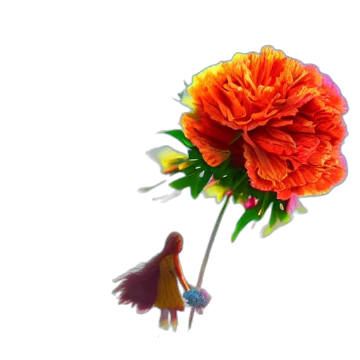 flower, crown, staff, hat transparent PNG cut-out