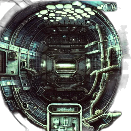 robot, weapon, building, concept art transparent PNG cut-out