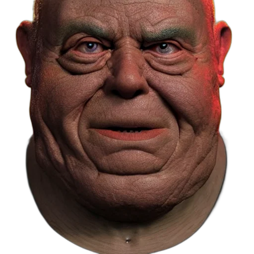 face, mask, creature, staff transparent PNG cut-out