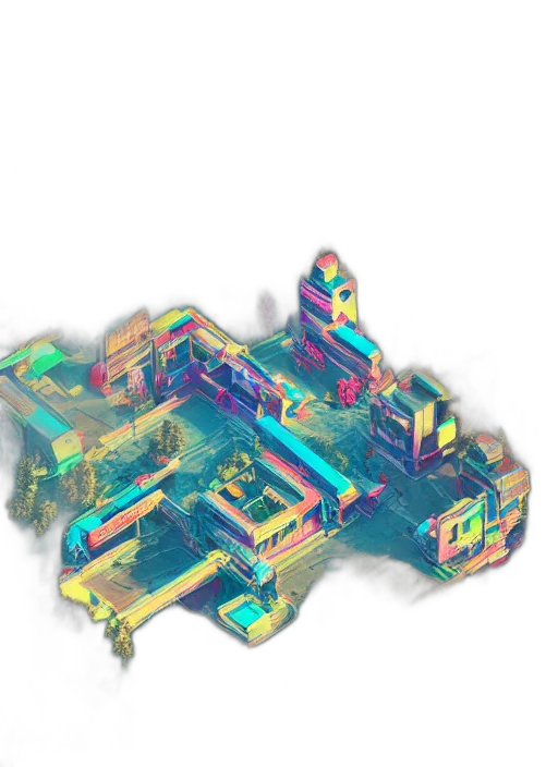 building, car, robot, crown transparent PNG cut-out