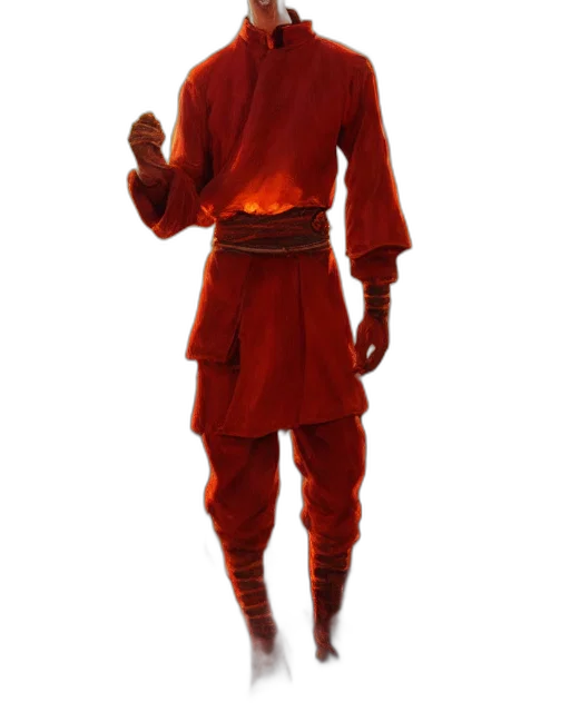 staff, mask, jacket, dragon transparent PNG cut-out