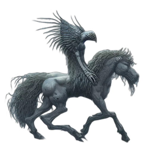 dragon, animal, creature, staff transparent PNG cut-out