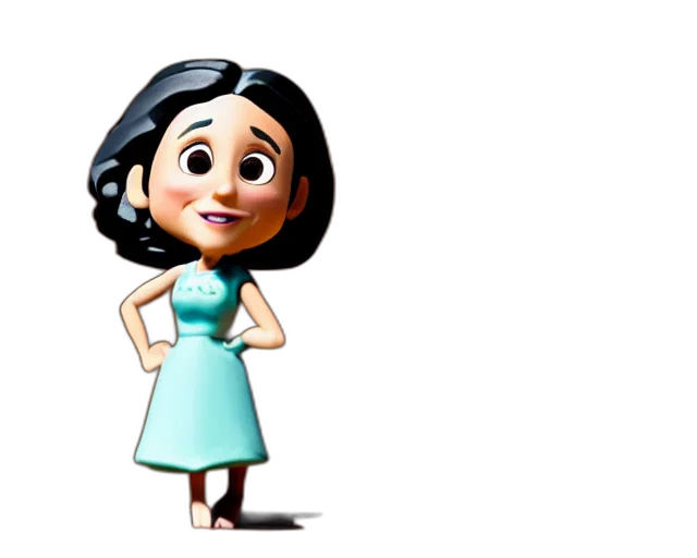 dress, jewelry, face, staff transparent PNG cut-out