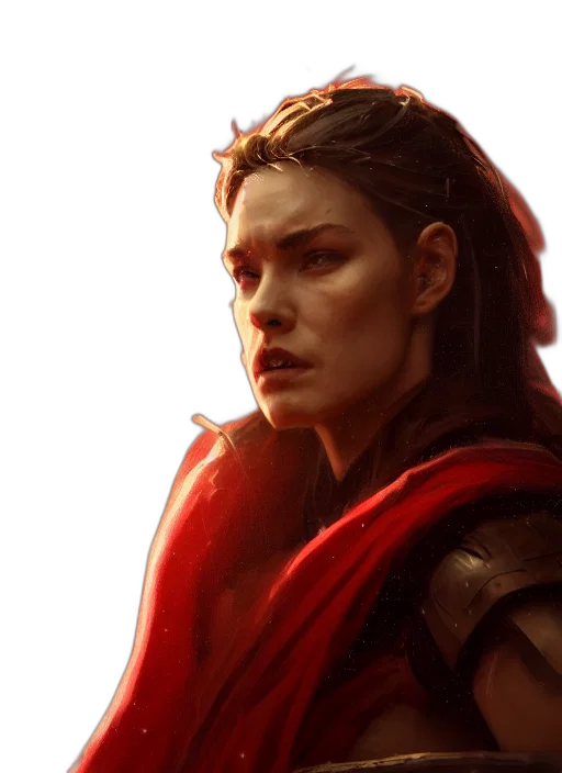 face, concept art, fantasy art, photorealistic transparent PNG cut-out