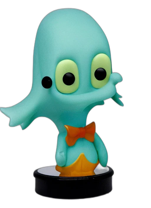 creature, staff, 3d render, concept art transparent PNG cut-out