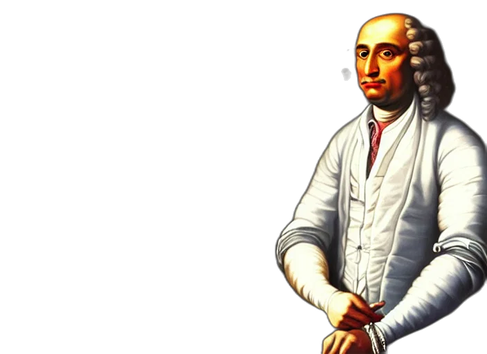 staff, photorealistic, classical, portrait transparent PNG cut-out