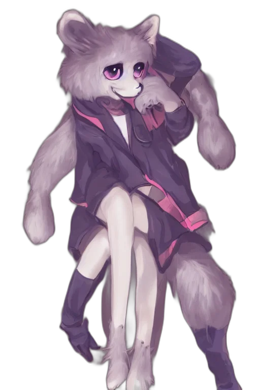 jacket, staff, creature, animal transparent PNG cut-out